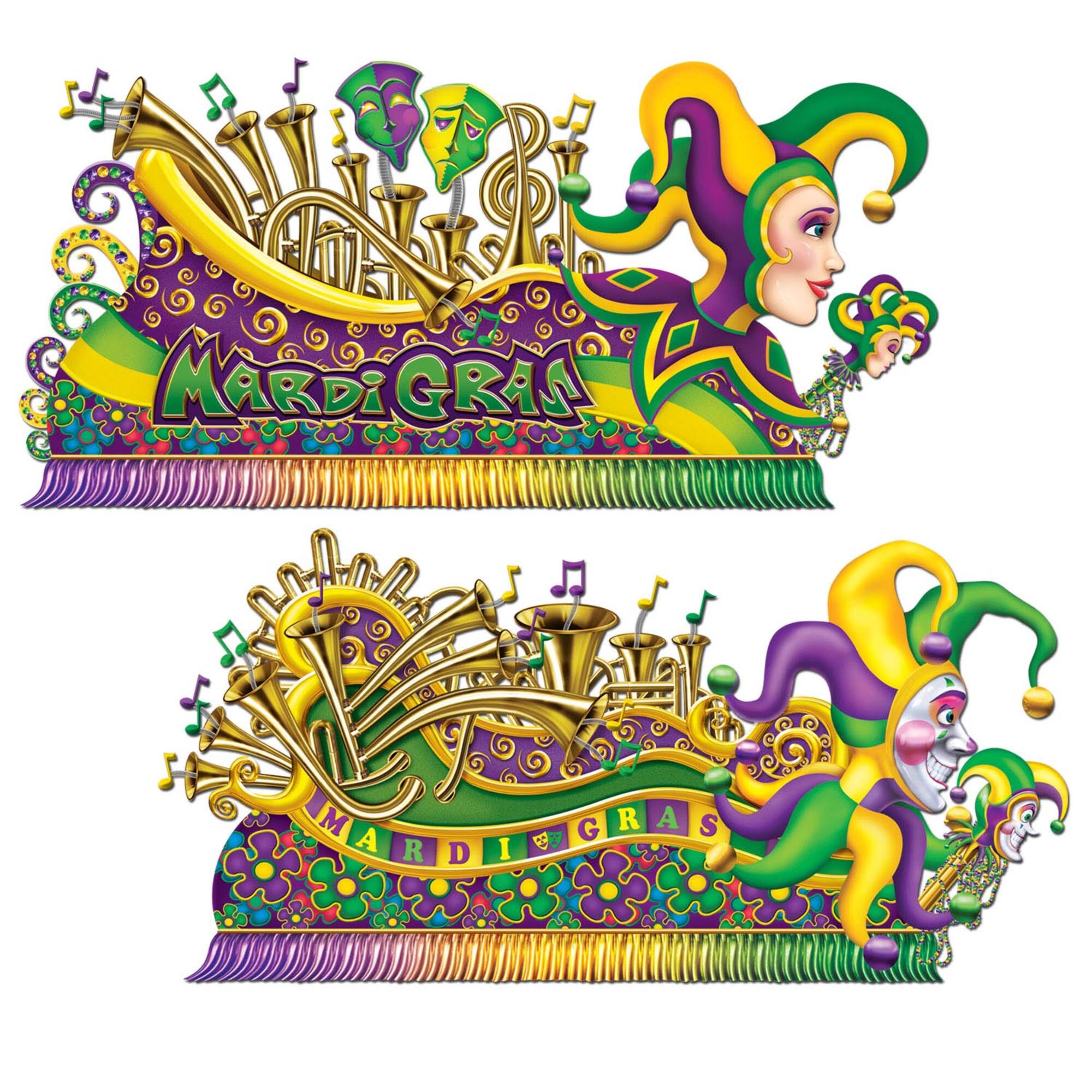 Beistle Mardi Gras Float Props Set